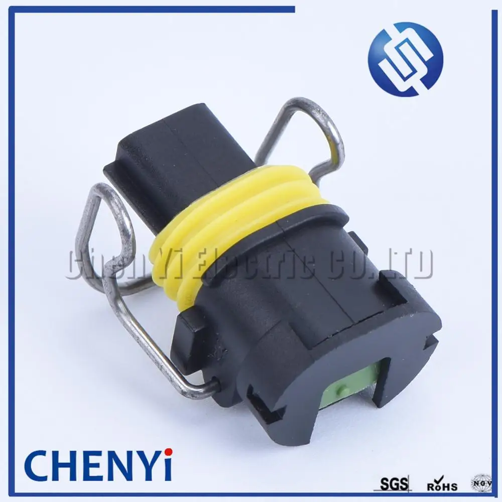 2 Pin Waterproof connector Excavator electrical nozzle E320 323 325 329 330 336D Injector C7C9 Injector Plug For CAT Excavator