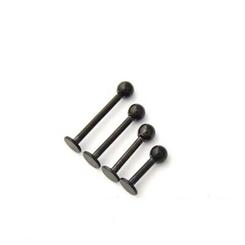 เงินสีดําเครื่องประดับ Helix กระดูกอ่อน Tragus แหวนจมูก Tragus ต่างหูเจาะหู Ear Stud