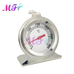 New Stainless Steel Oven Thermometer Hang Or Stand Large Dial Baking BBQ Cooking Meat Food Temperature Measurement Test