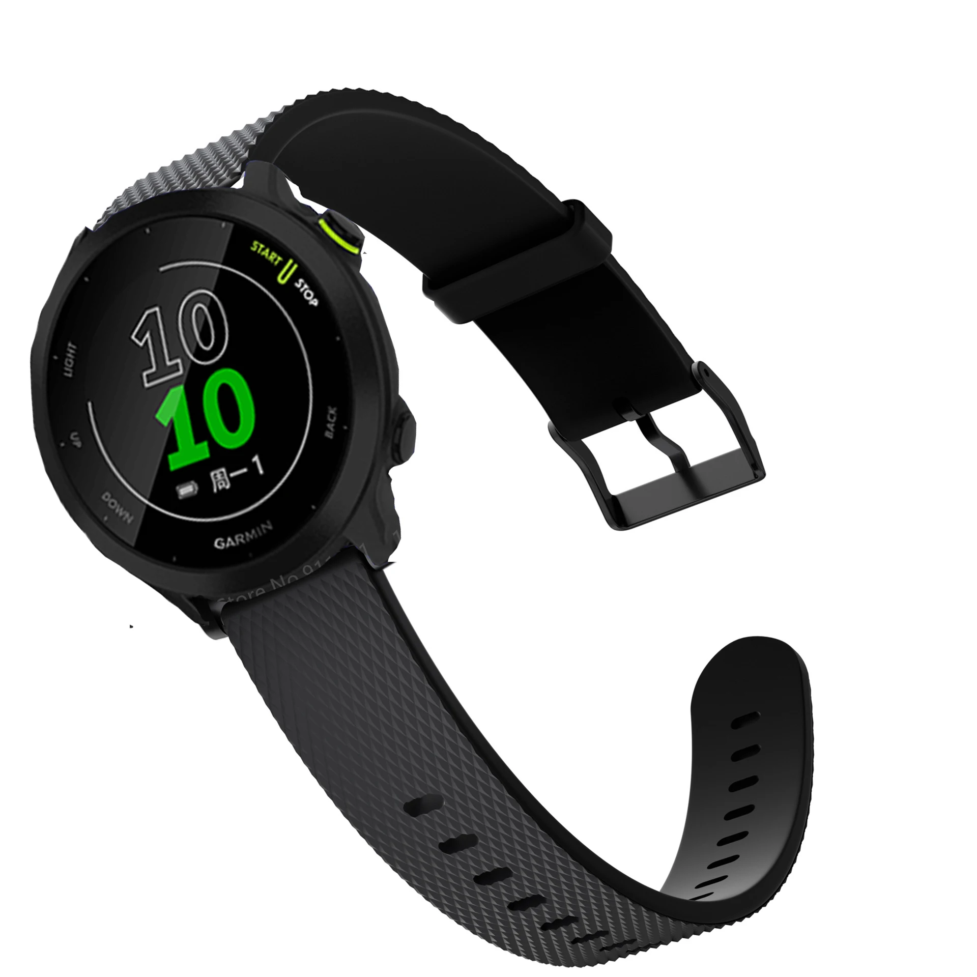 20มม.สไตล์อย่างเป็นทางการกีฬาซิลิโคนสำหรับผู้เบิกทาง Garmin 158 245 245M 645 Venu SQ Vivoactive 3สมาร์ทสร้อยข้อมือ