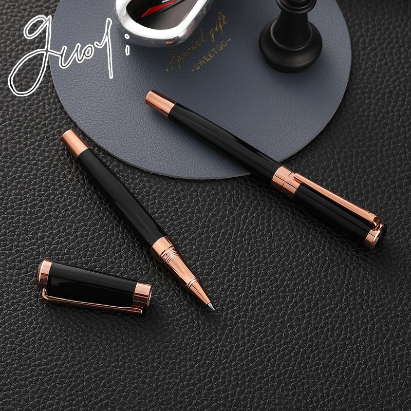 Guoyi B103 Luxury Eenvoudige Business Examen Metal High-End  Gifts Mass Customization Logo Signature Gel Pen Journal Levert