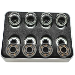 16Pcs BSB 608 ABEC-11 6 Bead Ceramic Skateboard Bearings Roller Skate Bearings Ice Skate Bearings Long Board Bearings