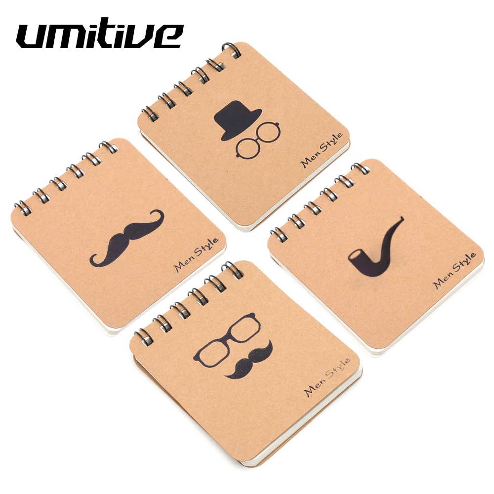 Umitive Mini Top Bound Spiral Pocket Vocabulary Notebook Memos Notepad Office And School Supplies