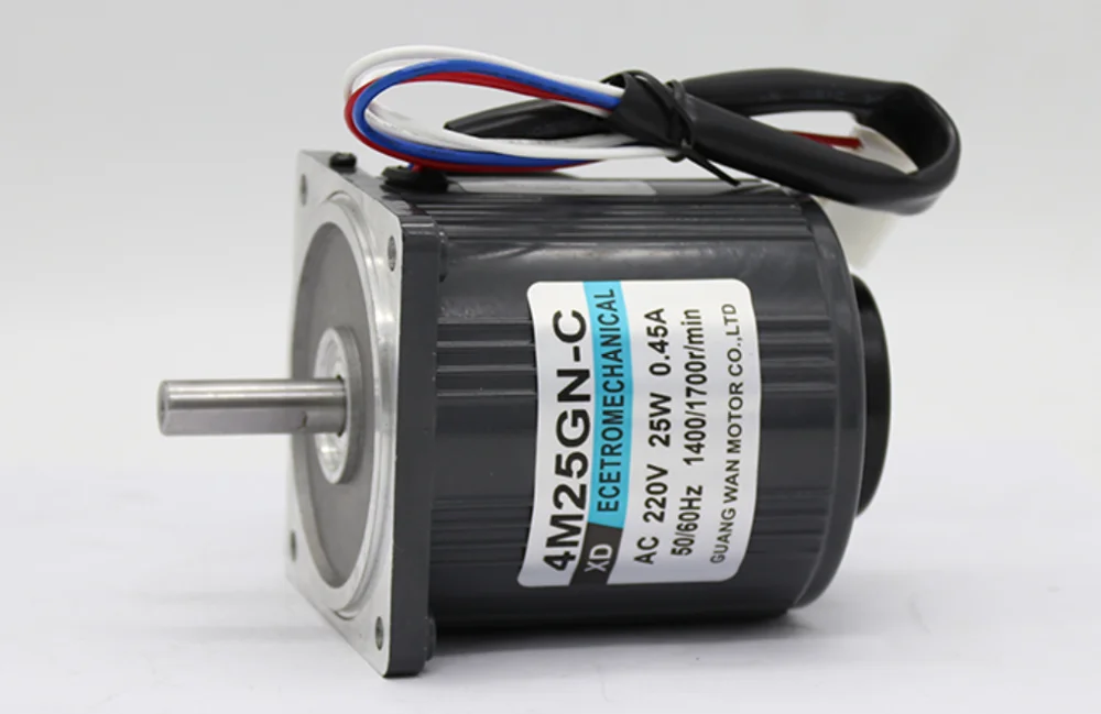 25W 220V AC Motor (motor+ controller) High Speed Motor 1350rpm-2800rpm CW CCW Speed Adjustable AC motor and speed controller