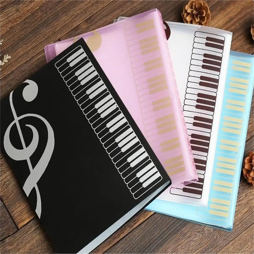 

Music Score Book 40 Sheets Insert-type A4 Folder Music Score Book Folder File Folders Document Organizer Storage Accessories