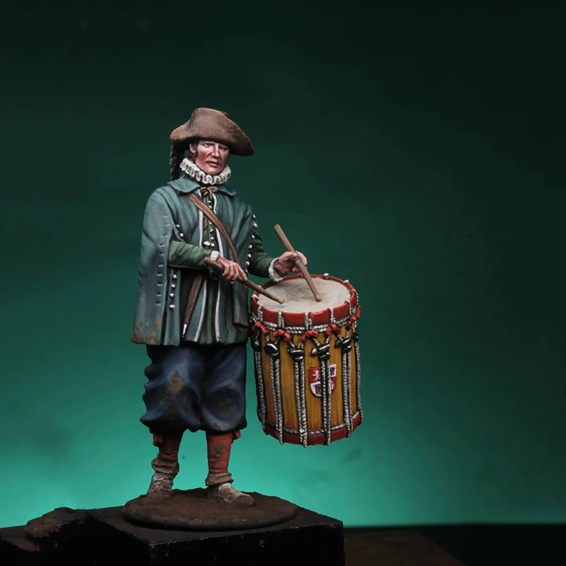 1/32 Scale Unpainted Resin Figure Tercio Drummer GK figure