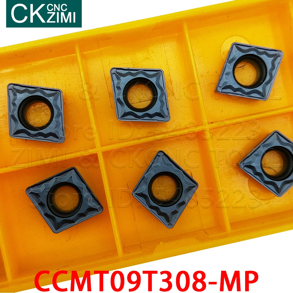 Ferramentas de torneamento externo, ferramentas de torneamento cnc de metal, inserções de metal, CCMT09T308-MP ws7125, hs7125, ccmt, aço inoxidável