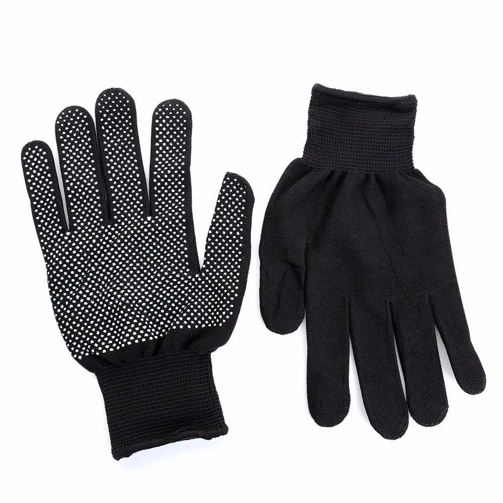 Guantes protectores resistentes al calor para rizar el cabello, guantes de trabajo de hierro plano recto, anticorte, alta calidad, 2 uds.