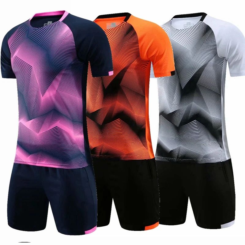 Design Football Kit 2026 Adult Kids Soccer Jersey Football Training Sets Blank Version Custom Name Number Logo Jersey Shorts
