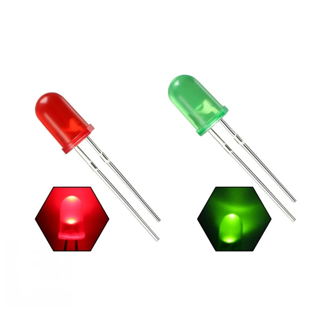 1000pcs 3mm LED Diode 3 mm Assorted Kit White Green Red Blue Yellow DIY Light Emitting Diode