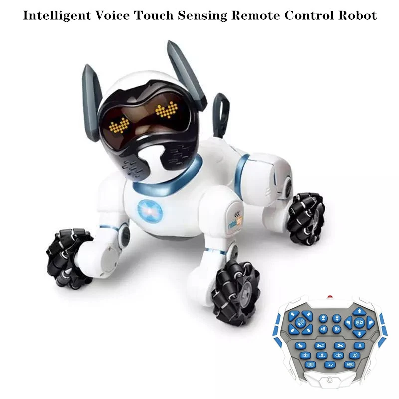 

Voice-Controlled Smart Robots Dog Voice Dialogue Children's Educational Toy RC Robot Dog Singing Dancing Robot Toys For Children