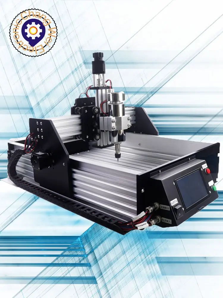 CNC 2030 offline fully automatic 4-axis industrial small CNC CNC engraving machine chip polishing pcb desktop DIY relief nema17