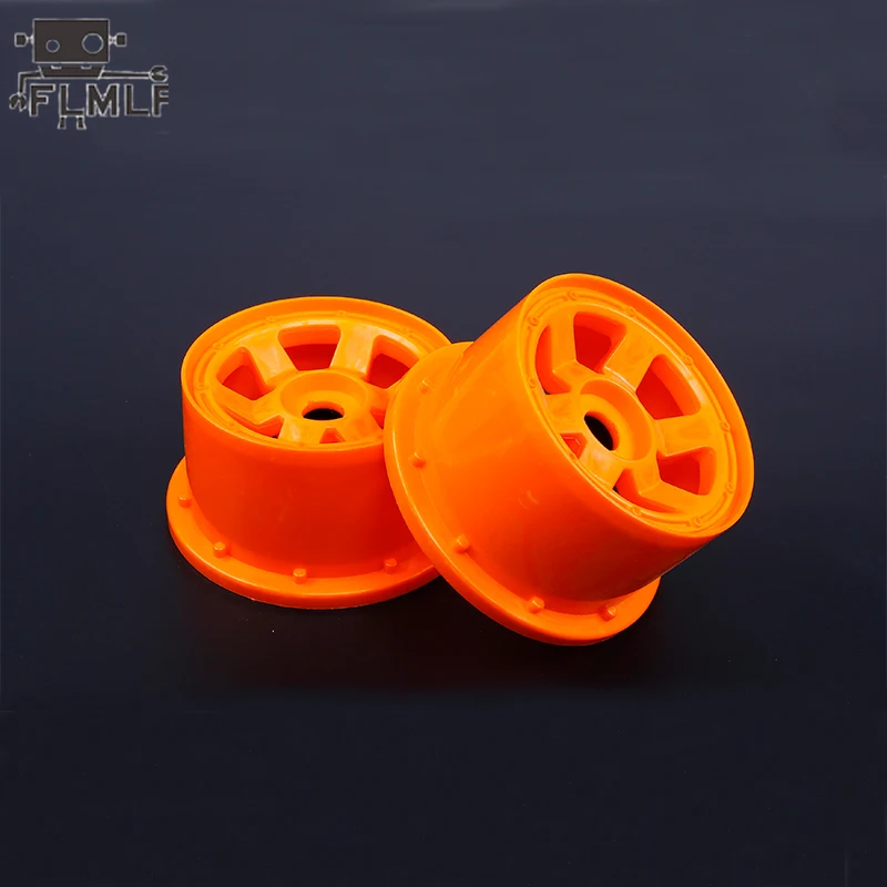 

Rc Car Rear Tyre Six-spoke Nylon Wheel Hub Fit 1/5 HPI ROFUN BAHA ROVAN KM BAJA 5B Parts