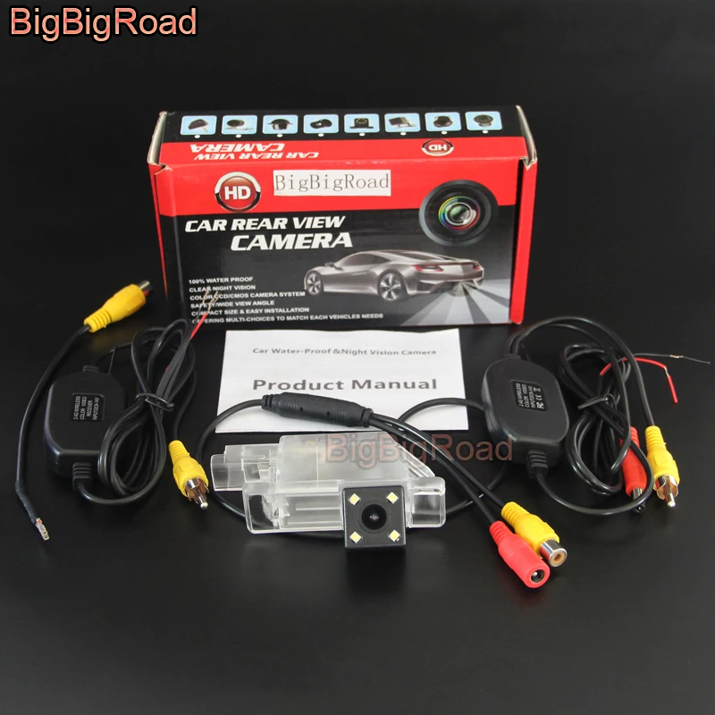 

BigBigRoad For Peugeot 508 2011 2012 2013 2014 2015 2016 Car Rear View Backup Reverse Parking Camera Connect To Original Screen