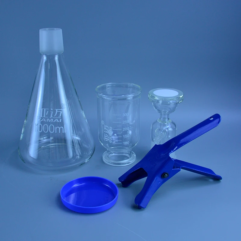 250/500/1000/2000/5000ml Vacuum Filtration Unit Glass Sand Core Liquid Solvent Filtration Unit Set