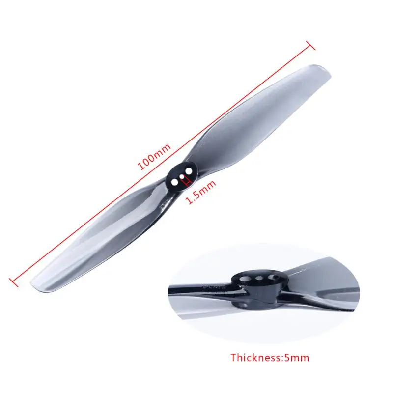 HQProp Durable T4x2.5 4X2.5 4025 2-blade CW CCW Propeller PC Grey For RC Freestyle 4inch Diatone Rome F4 Toothpick Micro Drones