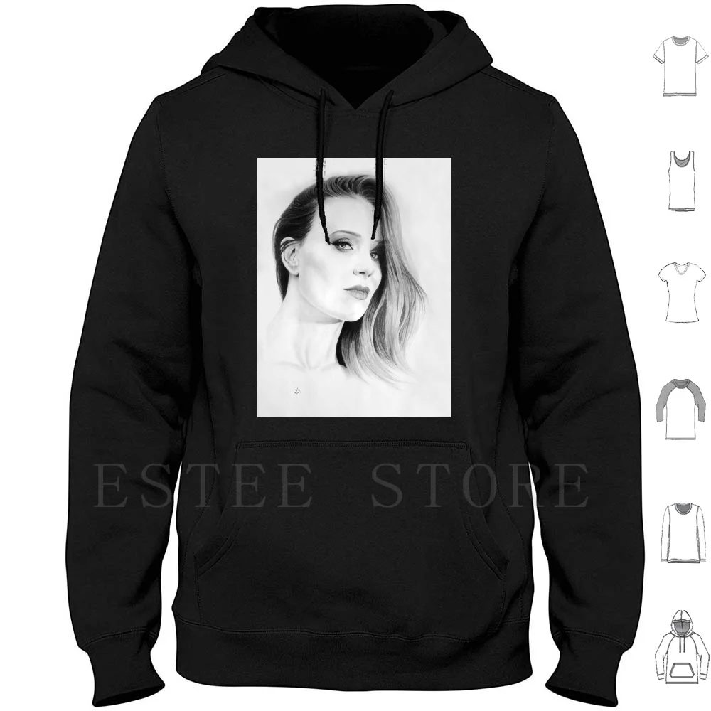 Simone Simons Pencil Portrait. Hoodies Handmade Pencil Pencils Portrait Staedtler Realistic Minimalist Singer