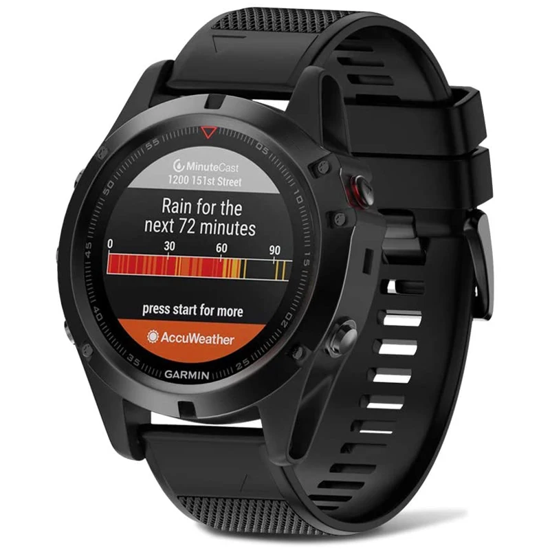 Correa de silicona para reloj Garmin Fenix, banda de silicona de 26mm, 22mm, 20mm, 6, 5, 6X, Fenix 6X Pro, 5X, 5S Plus, Fenix 7, 7S, 7X, liberación