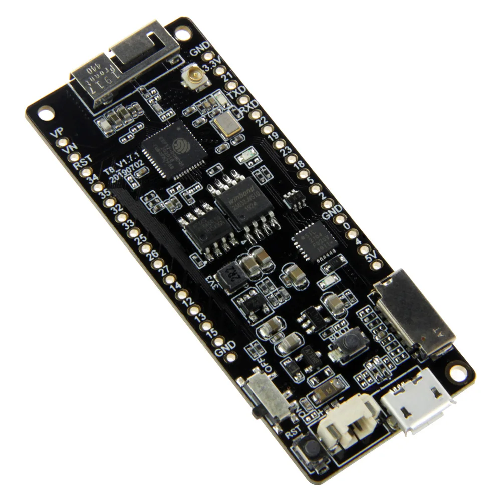 LILYGO® TTGO T8 V1.7.1 ESP32 4MB PSRAM TF CARD 3D ANTENNA WiFi Module Bluetooth ESP32-WROVER Micropython