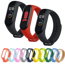 Watch Band Accessories for Xiaomi Watch 5 Mi Band 6 Silicone Strap TPU Bracelet Replacement Wristband for Sport