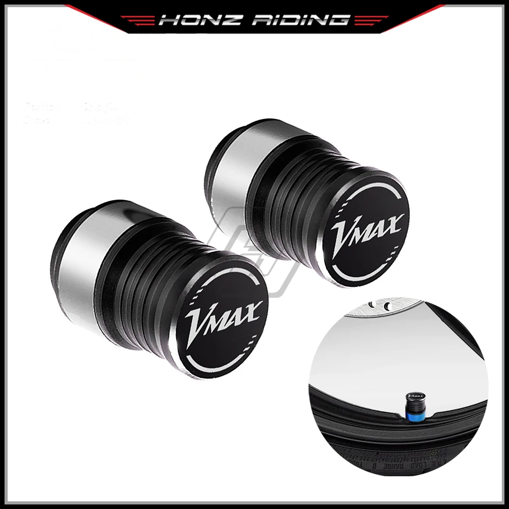 

For Yamaha Vmax 1200 1700 Motorbike Motorcycle Accessories Valve Stem Cap Set Case