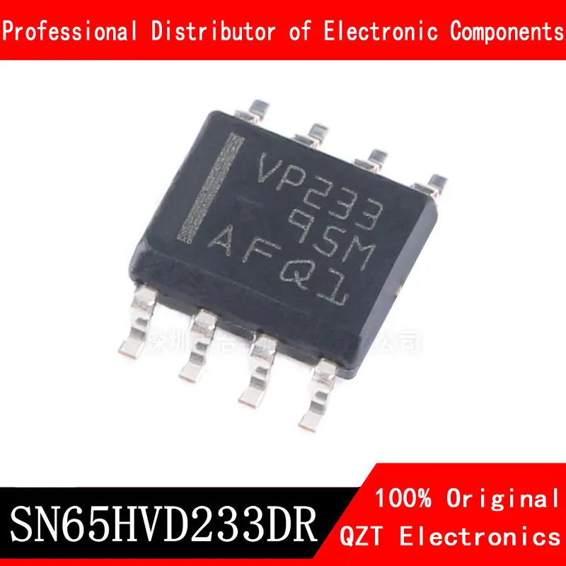 5pcs/lot new original SN65HVD233DR SN65HVD233 SN65HVD SOP-8 3.3V  In Stock