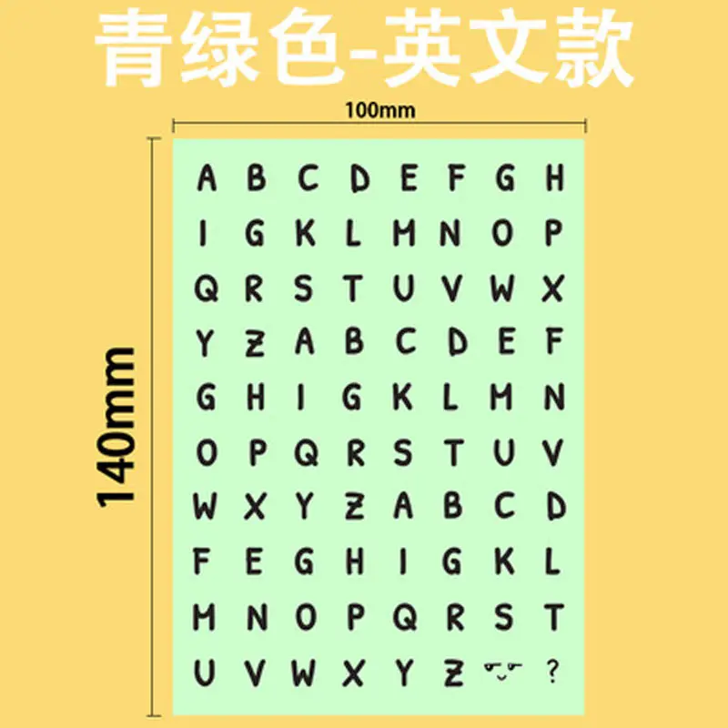 10 Pcs Nummer Dagboek Stickers Notebook Planner Scrapbooking Decoratieve Sticker Leuke Logo Woord Label Sticker Briefpapier