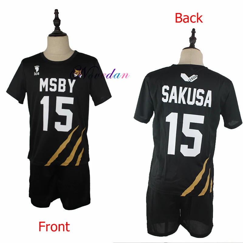 Msby Black Jackals Cosplay Costume Haikyu Volleyball Club Karasuno Nekoma Karasuno High School Sportswear Jersey Uniform