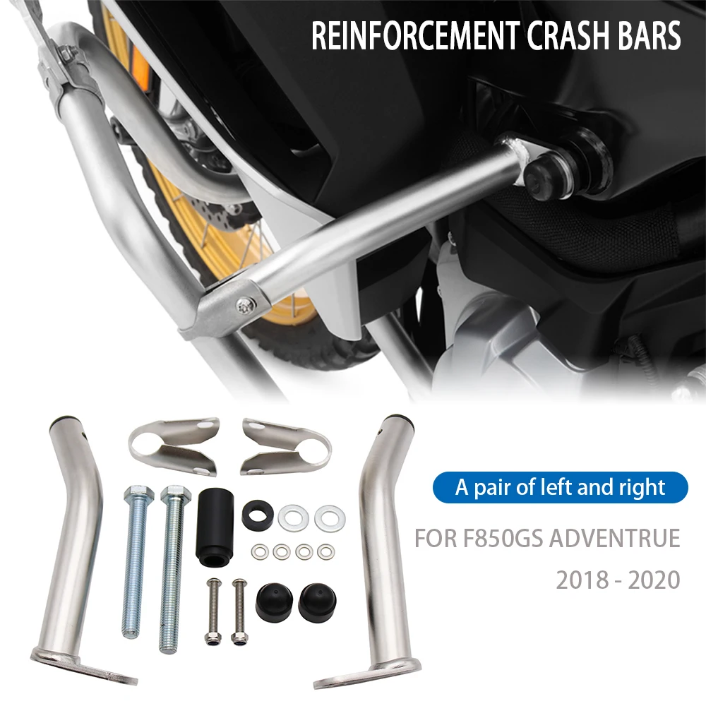 Engine Protection Guard Bars Bumper For BMW F 850 GS F850GS F850 GS ADV ADVENTURE 2019 - 2021 Motorcycle Reinforcement Crash Bar