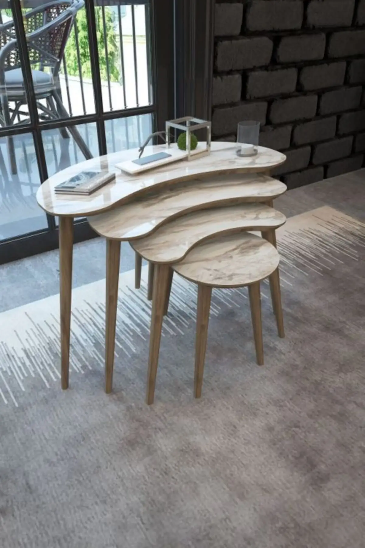 Crescent Quad Zigon Coffee Table Ephesus