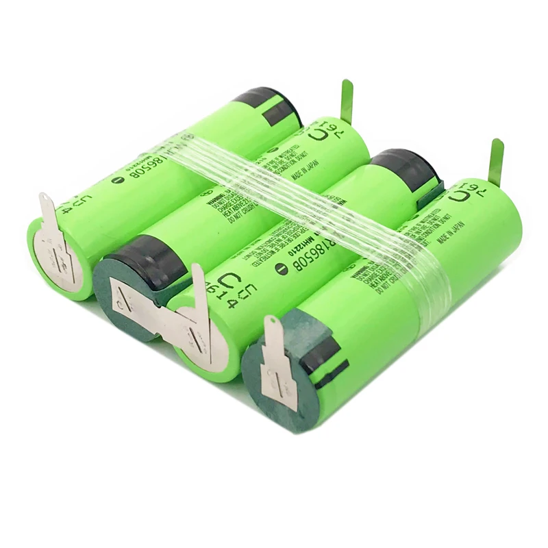 Turmera 3S 12.6V 4S 16.8V 5S 21V 18650 3400mAh Battery NCR18650B Battery 3400mAh 6800mAh for Screwdriver Battery (Customize) J07