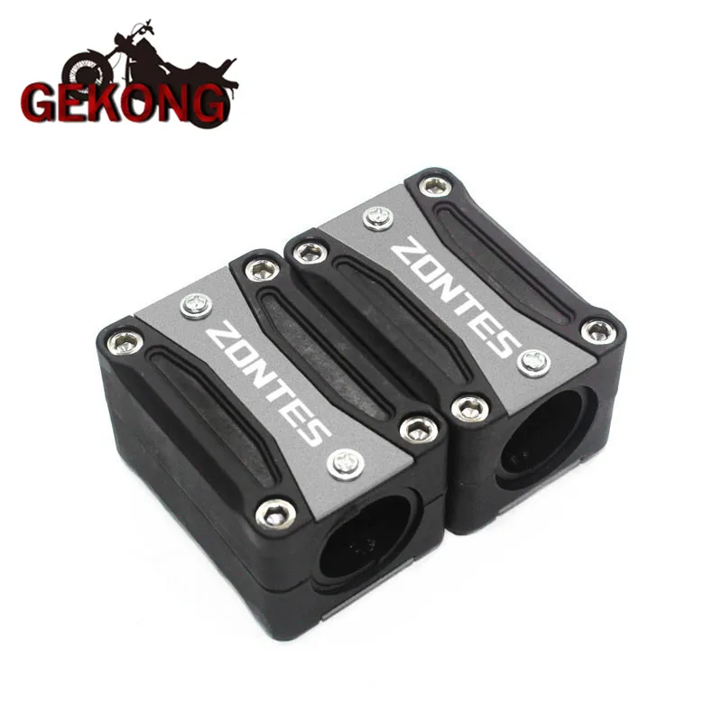 For Zontes 310V/X/T/R Zt250 22/25/28mm Motorcycle Engine Crash Bar Protection Bumper Decorative Guard Block