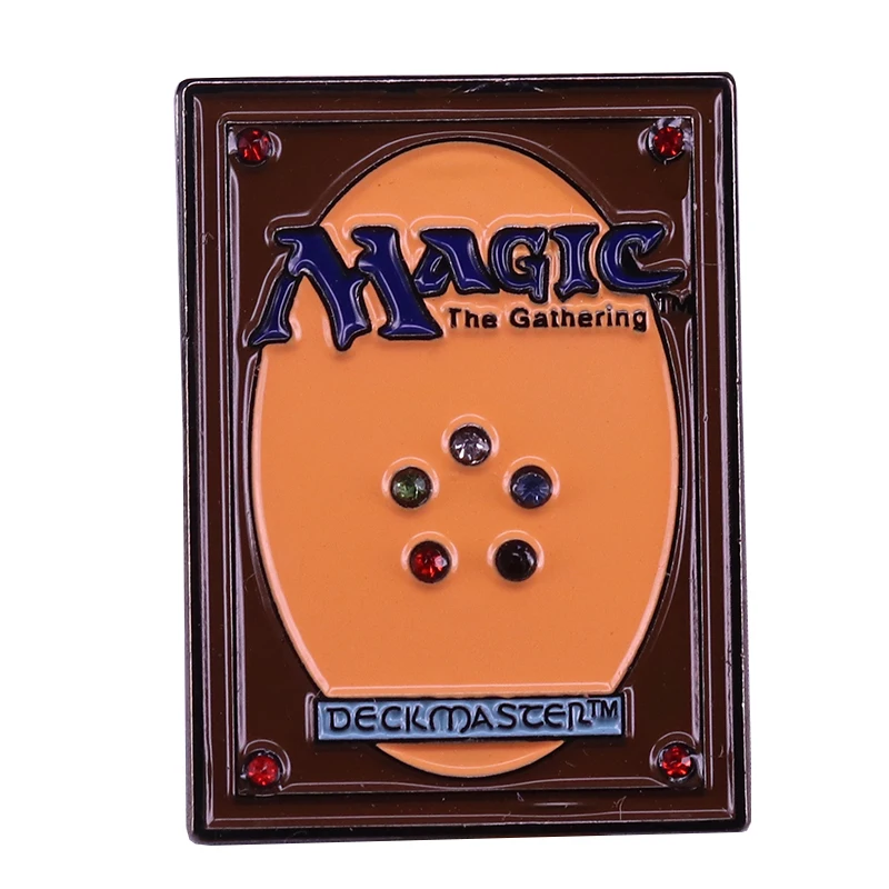 Majic The Gathering Brooch Crazy Cool Card Game Enamel Badge Celebrating The Fantasy & Strategy