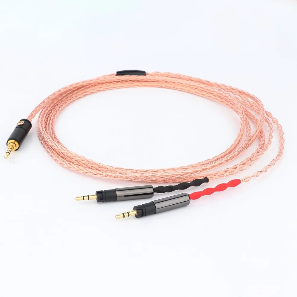 HIFI لتقوم بها بنفسك 7n واحد كريستال النحاس سماعة ترقية استبدال كابل لسماعات ATH-R70X R70X