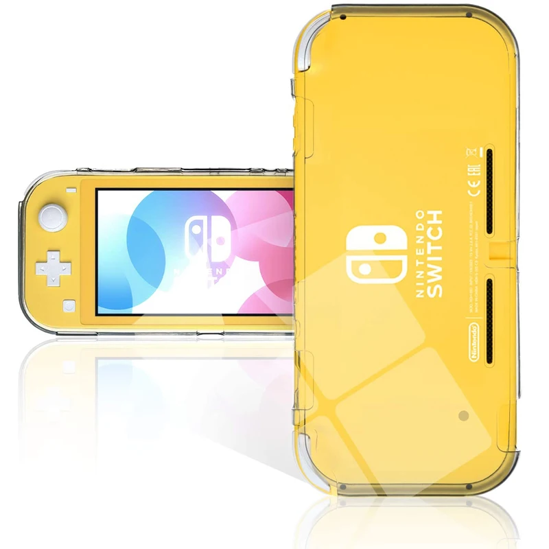 حافظة تي بي يو متوافقة مع سويتش لايت حافظة واقية شفافة متوافقة مع سويتش لايت مع واقي للشاشة من الزجاج المقسى 9H