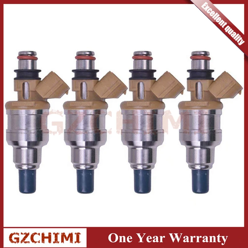 

1955002180 4X OE Fuel Injector For Mazda Miata 1.8L For Ford Escort Sephia Mercury 1.8L L4 Flow Nozzle Injection