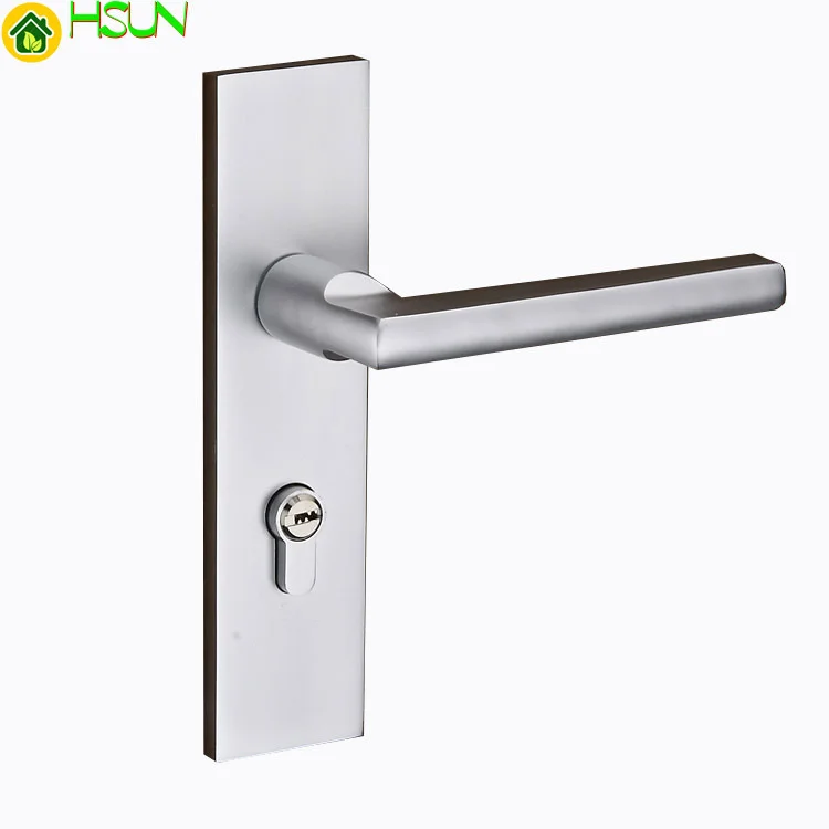 

European Concise Space Aluminum Door Lock Bedroom Wooden Doors Mechanics Lock Hardware Lock Have Hardware Indoor Solid Lock