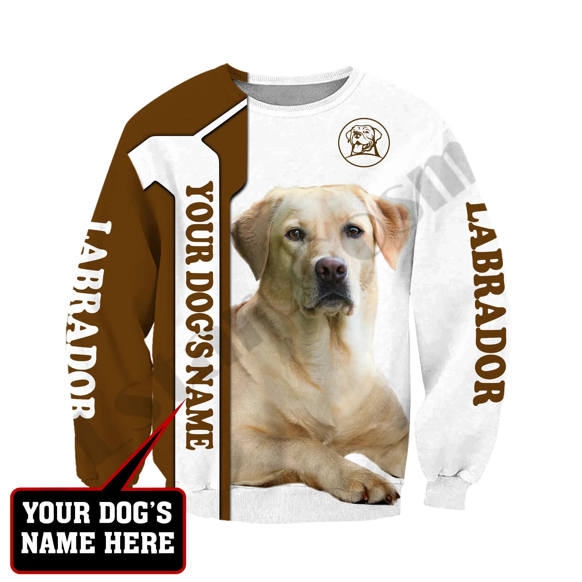 PLstar Cosmos 3Dprint Newest Labrador Retriever Custom Dog Name Harajuku Casual Streetwear Unique Unisex Hoodies/Sweatshirt/Zip