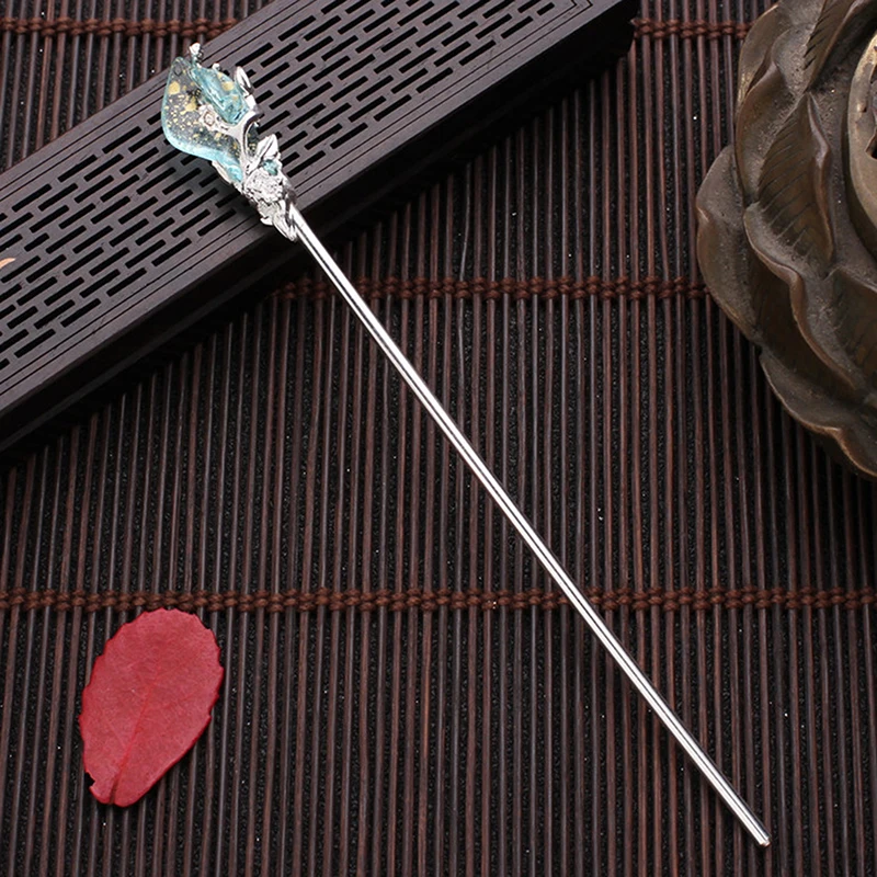 Classical PureCopper Pendant Antique Generation Plate Hairpin Shaking hair stick