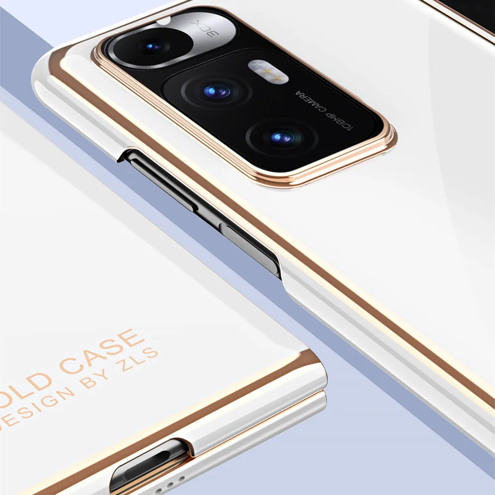 360 Full Protect Electroplating Case For Xiaomi Mi Mix Fold Luxury Shockproof Phone Cover Cases For Xiaomi MixFold 5G