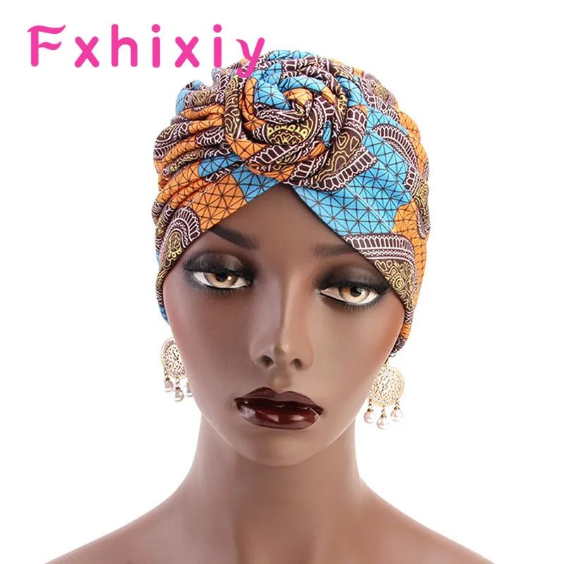 

New Fashion Turbans for Women Soft Pre Tied Knot Fashion Turban Cap Beanie Headwrap Sleep Hat Bandanas Head Scarf Accessories