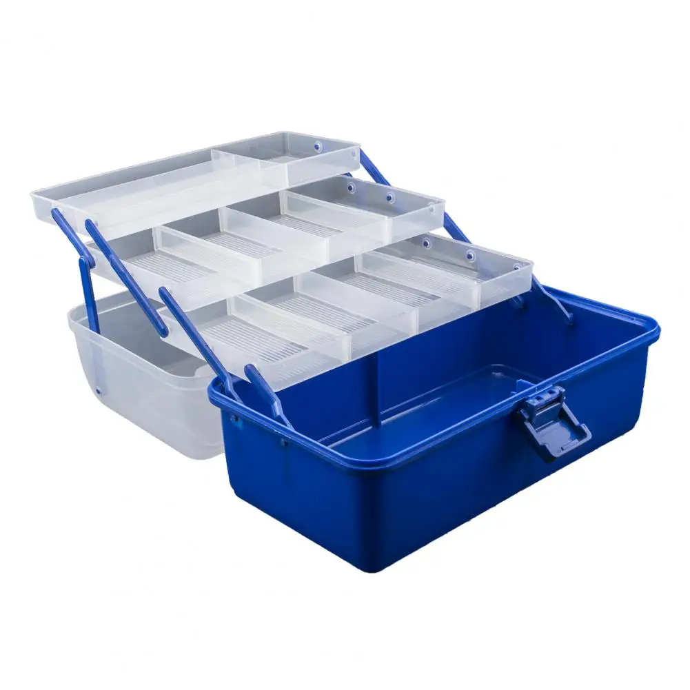 60% Discounts Hot! Portable 3/4 Layers Lure Bait Storage Box Fishhook Fishline Fishing Gear Protective Case