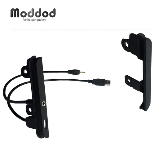 Lado de instalación de Radio de doble Din para vehículos Toyota Corolla Yaris Scion MR2 con puerto auxiliar + USB Kits de tablero de placa de marco de Fascia