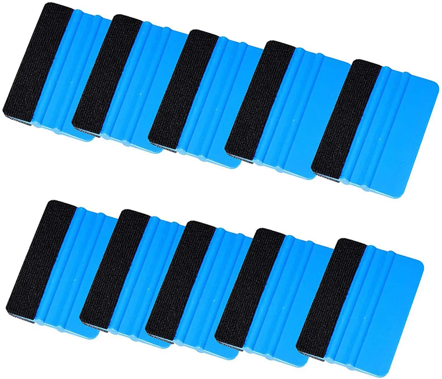 

50Pcs Blue Squeegee Felt Edge Scraper Car Decals Vinyl Wrapping Film Squeegee Window Tint Tools Car Styling Sticker Accessories