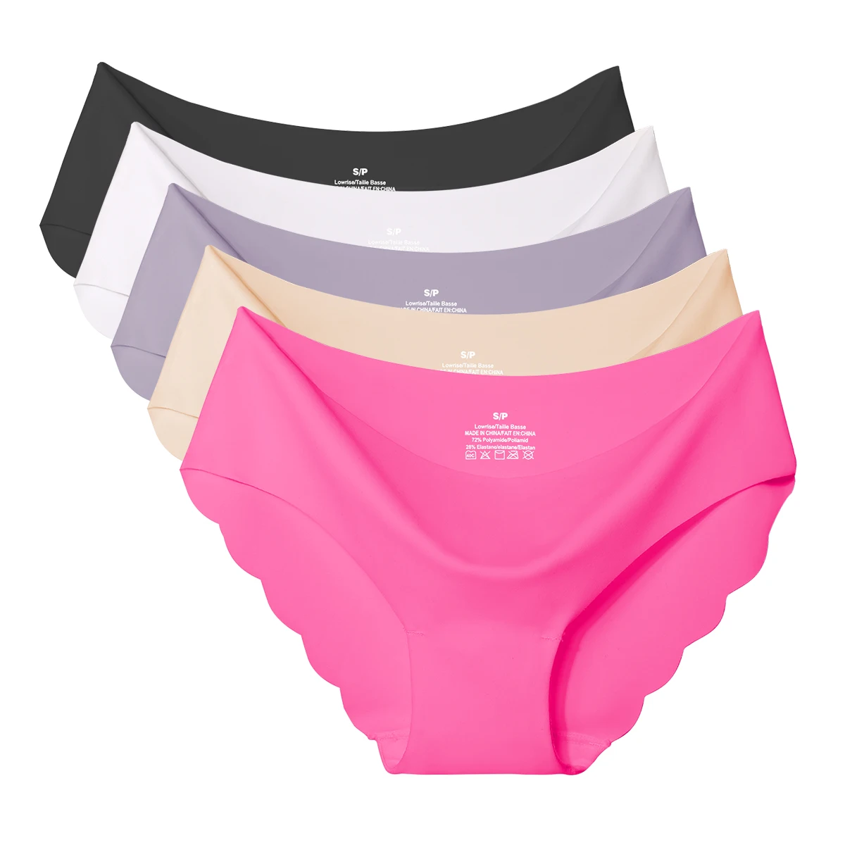 Sexy Panties for Women Briefs Set Seamless Lingerie Solid Mid-Waist Cotton Panty Female Underpants Underwear High Quality