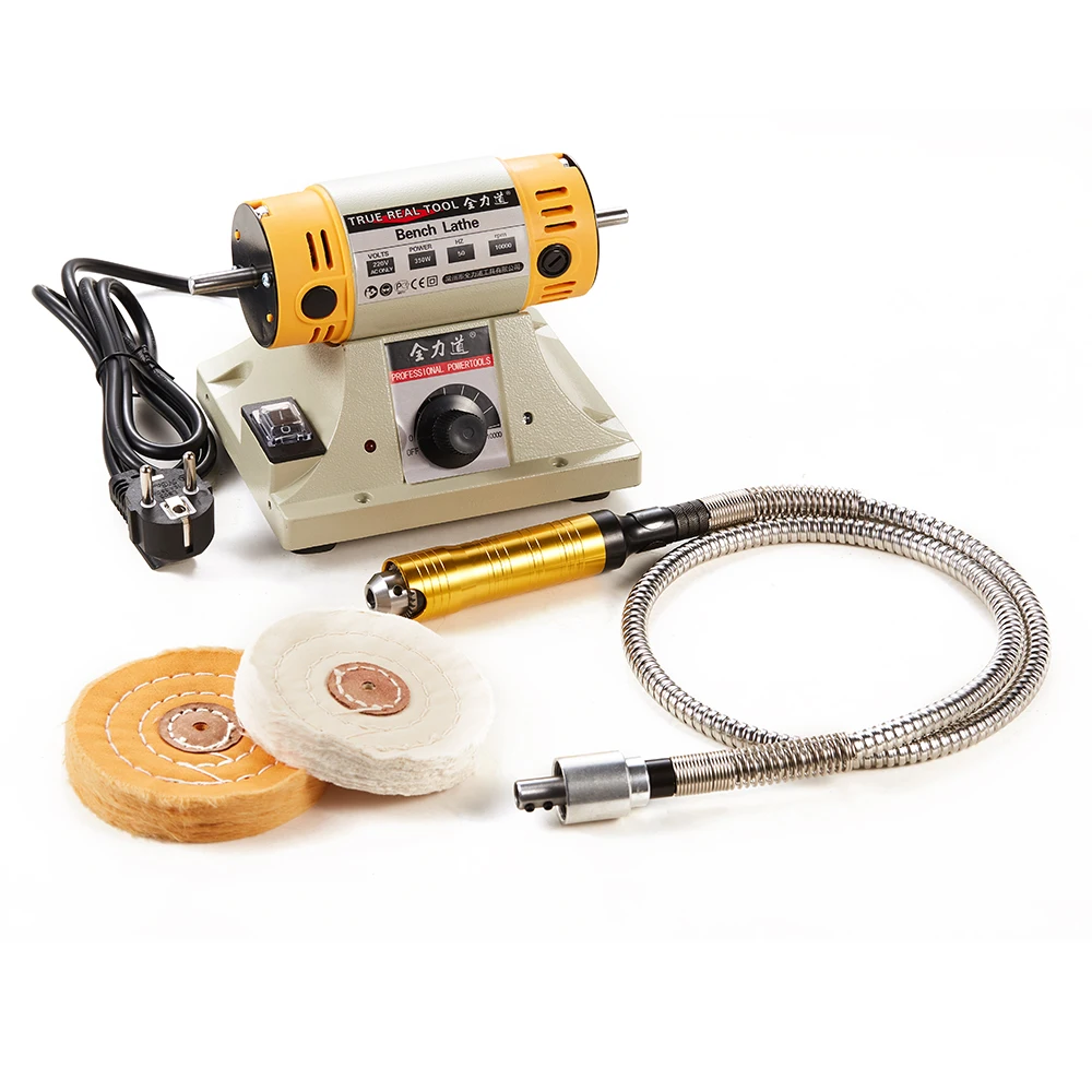 Szlifierka do obróbki drewna 220V 350W do szlifierki silnika tokarka stołowa dentystycznego