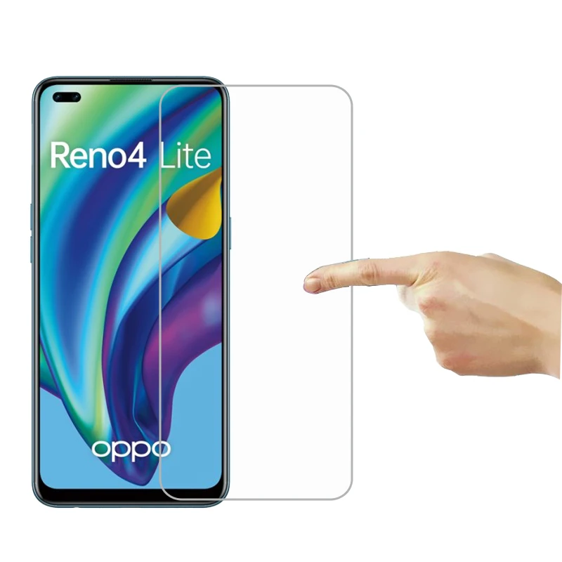 Tempered Glass For OPPO Reno4 Lite Screen Protector Guard Film Front Case Cover For OPPO Reno 4 Lite CPH2125 Pelicula de vidro