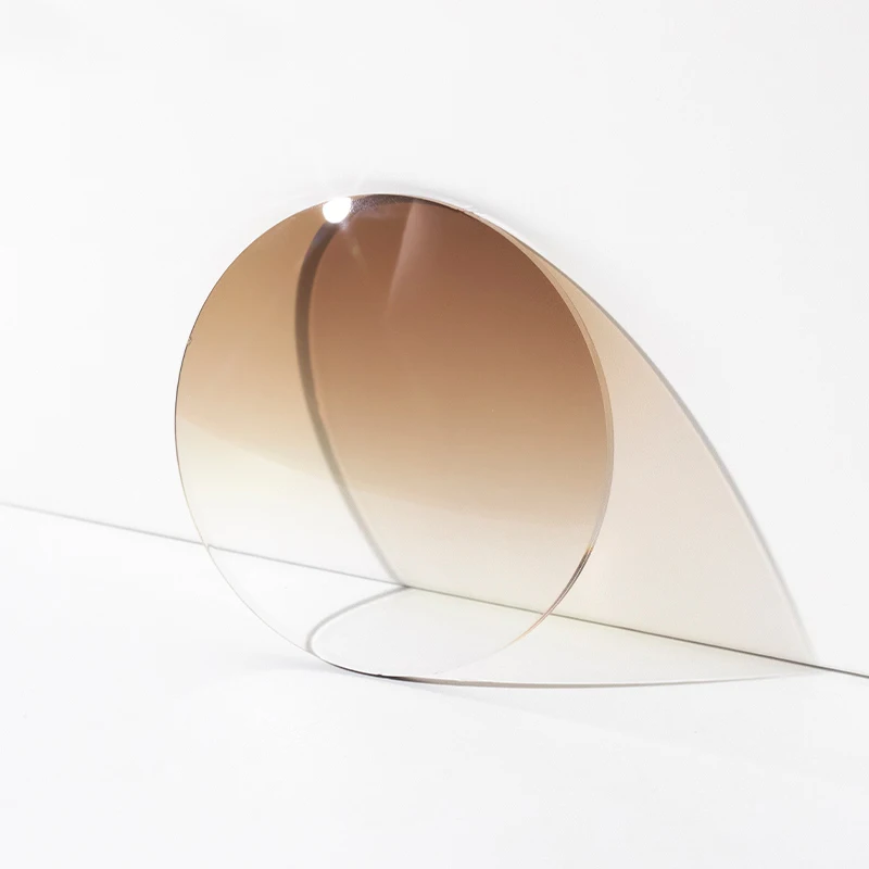 ZIROSAT Aspheric Tinted color MR-8 1.61index Super Tough Optical Glasses Prescription Lenses Strong Anti Reflective for Rimless