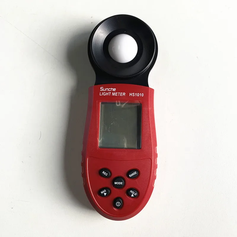 New 200,000 Lux Automatic HS1010 LCD Digital Light Luxmeter Tester Illumination Meter Hand Held Light Luminometer