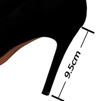 BIGTREE Shoes Suede Sexy Over-the-Knee Boots Black Plush Warm Women Winter Boots Thin High Heel Boots Long Boots Plus Size 42 43 - Image 5